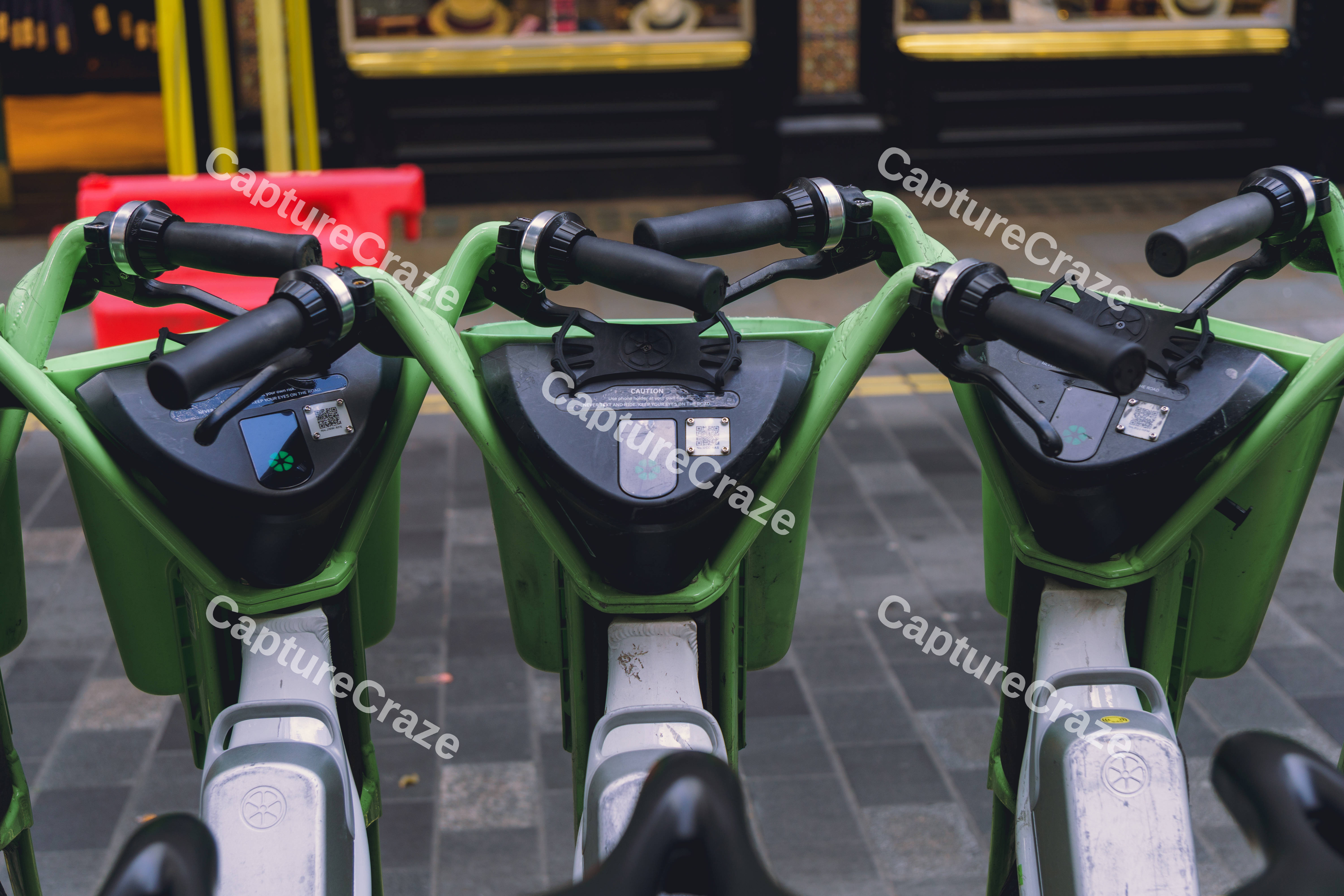 3 Lime Bikes